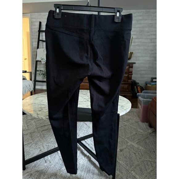 Loft Outlet Womens Leggings Black Stretch Knit Pull On Pants Womens Size M - Picture 2 of 7